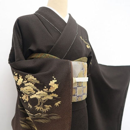 【新品・訪問着】和田光正 落款 着物 正絹 仕付け糸付 tomihisa”煌めきの中に晴れの日の格式を宿して”9654