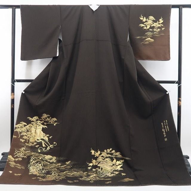 【新品・訪問着】和田光正 落款 着物 正絹 仕付け糸付 tomihisa”煌めきの中に晴れの日の格式を宿して”9654