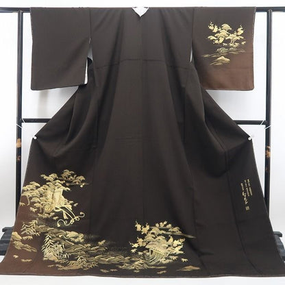 【新品・訪問着】和田光正 落款 着物 正絹 仕付け糸付 tomihisa”煌めきの中に晴れの日の格式を宿して”9654