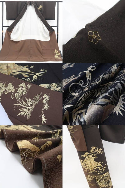 【新品・訪問着】和田光正 落款 着物 正絹 仕付け糸付 tomihisa”煌めきの中に晴れの日の格式を宿して”9654