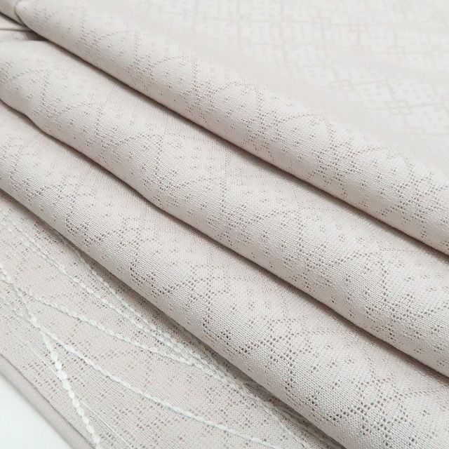 【新品・付下げ】刺繍 桜 着物 正絹 仕付け糸付 tomihisa”袖口に桜を咲かせて所作まで美しく”9662