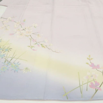 【新品・訪問着】本加賀友禅 稲手明仁 落款 着物 正絹 仕付け糸付 tomihisa”淑やかに自然の美しさを纏って”9672