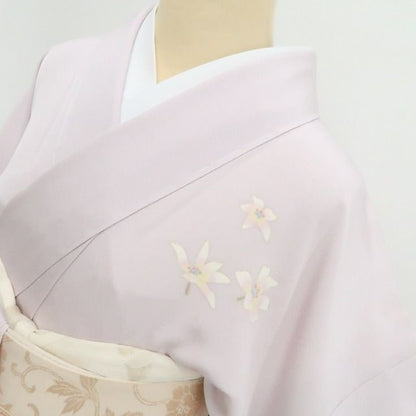 【新品・訪問着】本加賀友禅 稲手明仁 落款 着物 正絹 仕付け糸付 tomihisa”淑やかに自然の美しさを纏って”9672