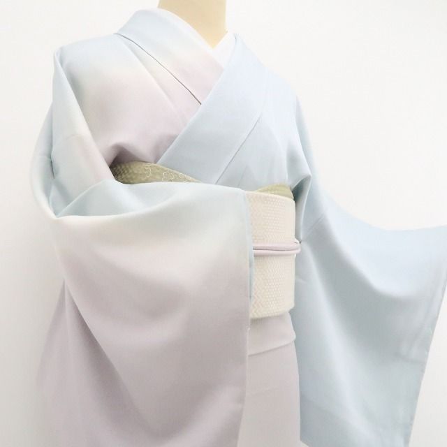 【新品・付下げ】雪輪 小石丸 着物 正絹 仕付け糸付 tomihisa”やわらかな彩りをまとう雪輪の品格”9675