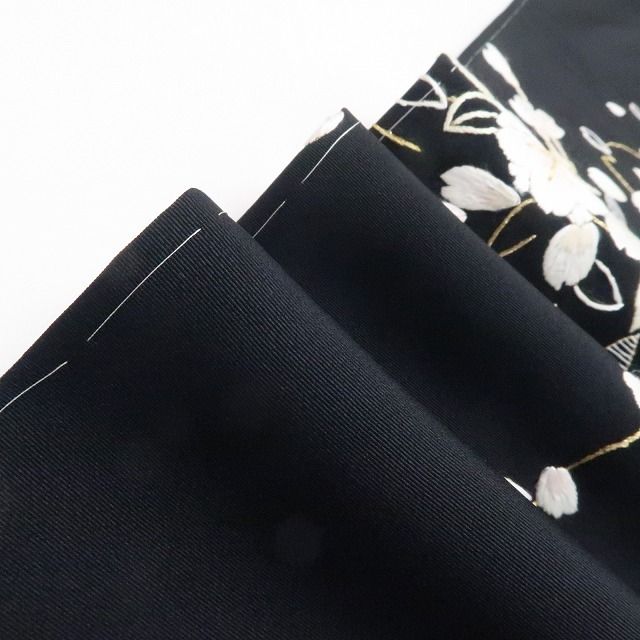 【新品・訪問着】総刺繍 桜 着物 正絹 仕付け糸付 トールサイズ tomihisa“花の調べに想いを託し人それぞれに夢をみる”9681