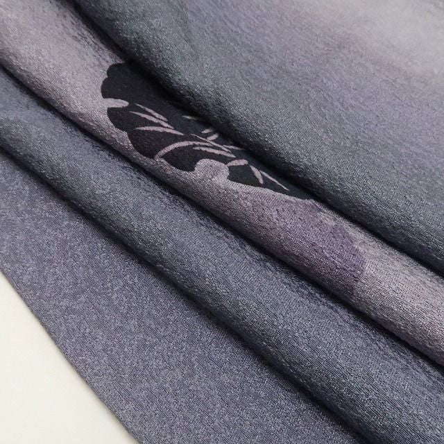 【新品・長羽織】雪輪 着物 正絹 ロング丈 仕付け糸付 tomihisa“今も昔も変わらぬ風情…忘れられない雪輪の記憶”9689