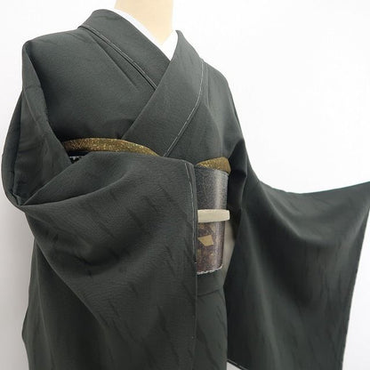 【新品・付下げ】銀花仙 着物 正絹 仕付け糸付 tomihisa”静けさの中に咲くひとひらの華”9690