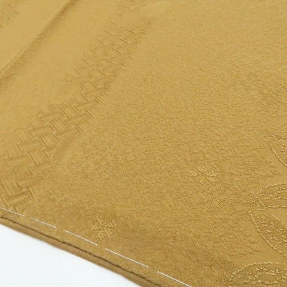 【新品・色無地】さが美謹製 七宝地紋 着物 正絹 仕付け糸付 tomihisa”七宝でさりげなく華やいで”9691