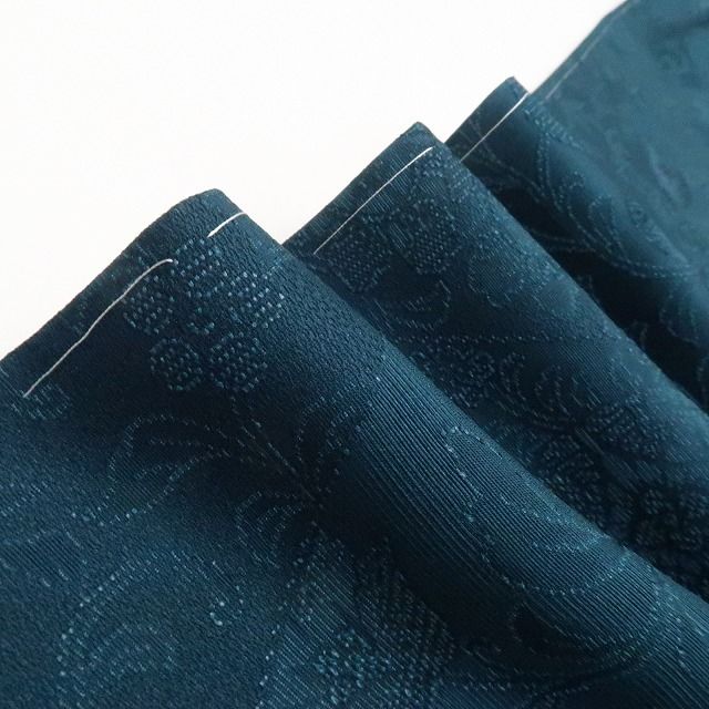 【新品・色無地】前田仁仙 落款 更紗 希少トールサイズ 着物 正絹 仕付け糸付 tomihisa”奥深い更紗の世界へ誘う”9692