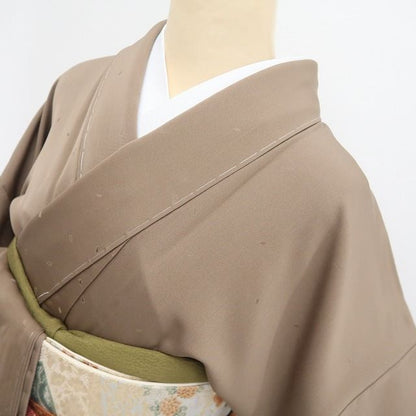 【新品・付下げ】金彩友禅 和田光正 落款 流水 着物 正絹 仕付け糸付 tomihisa”静かな彩りに宿る金彩の美しさ”9696