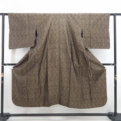 【新品・道中着】やまと誂製 単衣 兎 着物 正絹 ロング丈 お召地 tomihisa”跳ねるうさぎを纏って心弾むお出かけへ”9701