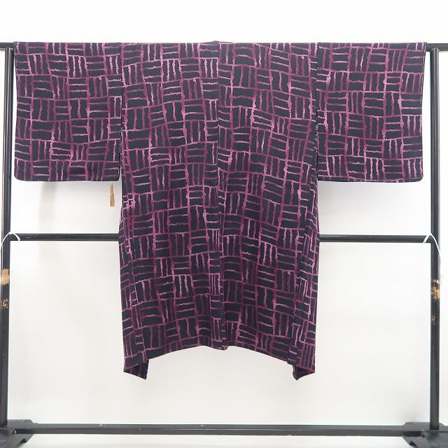 【新品・長羽織】京友禅 夢二 着物 正絹 仕付け糸付 ロング丈 tomihisa“新しくも懐かしく！大正ロマンで個性の演出！”9702