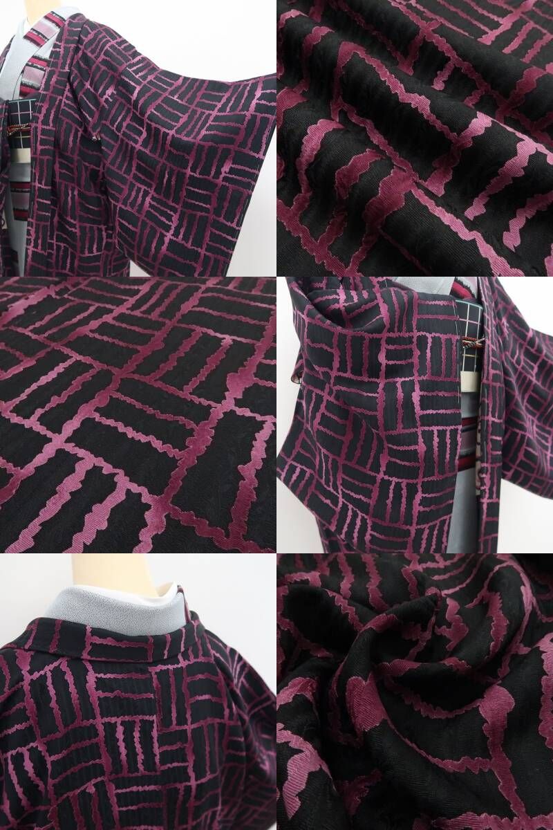 【新品・長羽織】京友禅 夢二 着物 正絹 仕付け糸付 ロング丈 tomihisa“新しくも懐かしく！大正ロマンで個性の演出！”9702