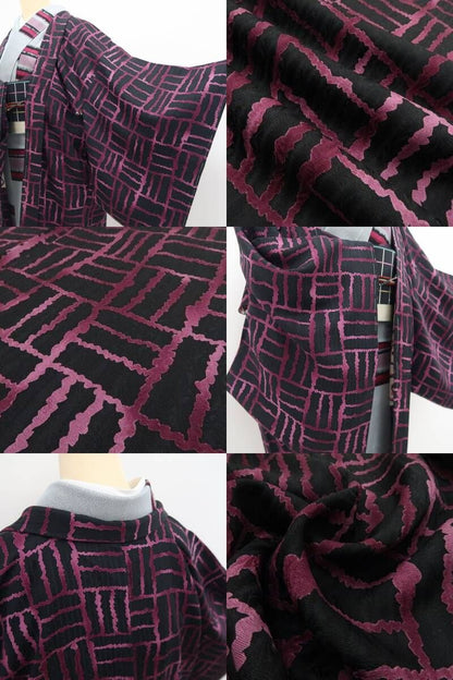 【新品・長羽織】京友禅 夢二 着物 正絹 仕付け糸付 ロング丈 tomihisa“新しくも懐かしく！大正ロマンで個性の演出！”9702
