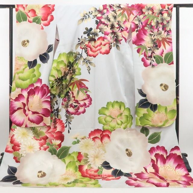 【美品・振袖】着物 成人式 トールサイズ tomihisa”凛と華やぐ花盛りの晴れ姿”9705