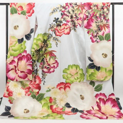 【美品・振袖】着物 成人式 トールサイズ tomihisa”凛と華やぐ花盛りの晴れ姿”9705