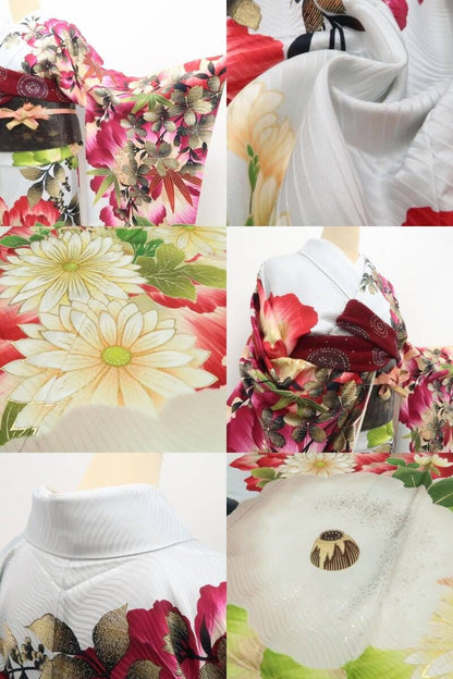 【美品・振袖】着物 成人式 トールサイズ tomihisa”凛と華やぐ花盛りの晴れ姿”9705