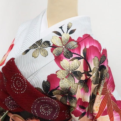 【美品・振袖】着物 成人式 トールサイズ tomihisa”凛と華やぐ花盛りの晴れ姿”9705