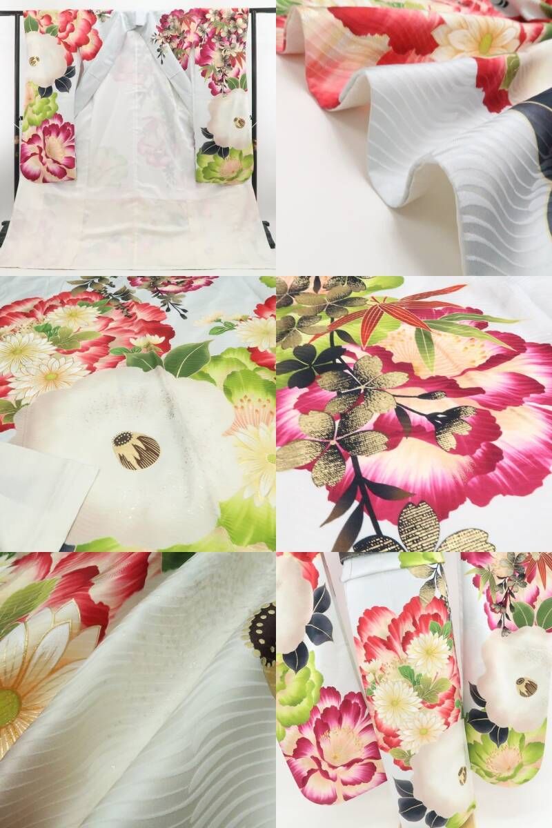 【美品・振袖】着物 成人式 トールサイズ tomihisa”凛と華やぐ花盛りの晴れ姿”9705