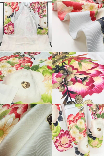 【美品・振袖】着物 成人式 トールサイズ tomihisa”凛と華やぐ花盛りの晴れ姿”9705