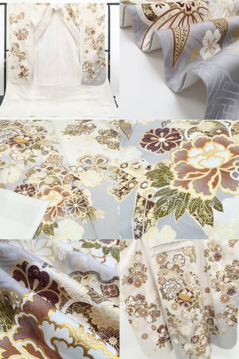 【新品・振袖】お仕立て上がり品 着物 正絹 成人式 トールサイズ tomihisa”穏やかに気品薫る祝福の花園”9706