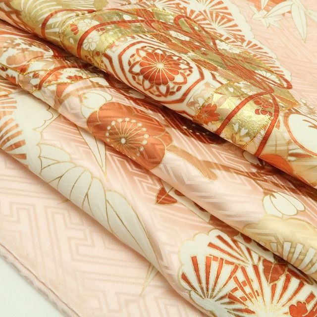 【美品・振袖】吉澤友禅 金駒刺繍 着物 正絹 成人式 tomihisa”雅やかに花ひらく古典の美しさ”9707