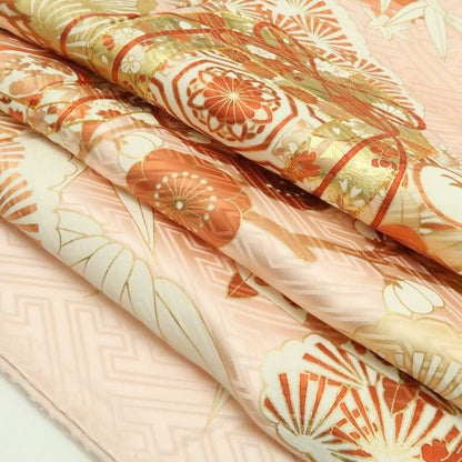 【美品・振袖】吉澤友禅 金駒刺繍 着物 正絹 成人式 tomihisa”雅やかに花ひらく古典の美しさ”9707