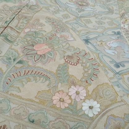 【新品・訪問着】刺繍 着物 正絹 仕付け糸付 tomihisa“歩みを止めて振り返るとき…誰にでも宿る一縷の記憶”9709