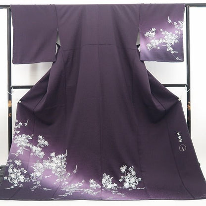 【新品・訪問着】京金彩 華陽 着物 正絹 仕付け糸付 トールサイズ tomihisa“一睡に咲き誇る花の如し”9712