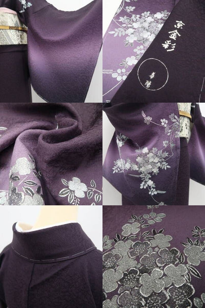 【新品・訪問着】京金彩 華陽 着物 正絹 仕付け糸付 トールサイズ tomihisa“一睡に咲き誇る花の如し”9712