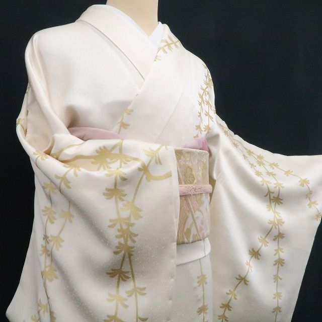 【新品・訪問着】着物 正絹 仕付け糸付 tomihisa”優雅に咲き誇る大輪の花景色”9716