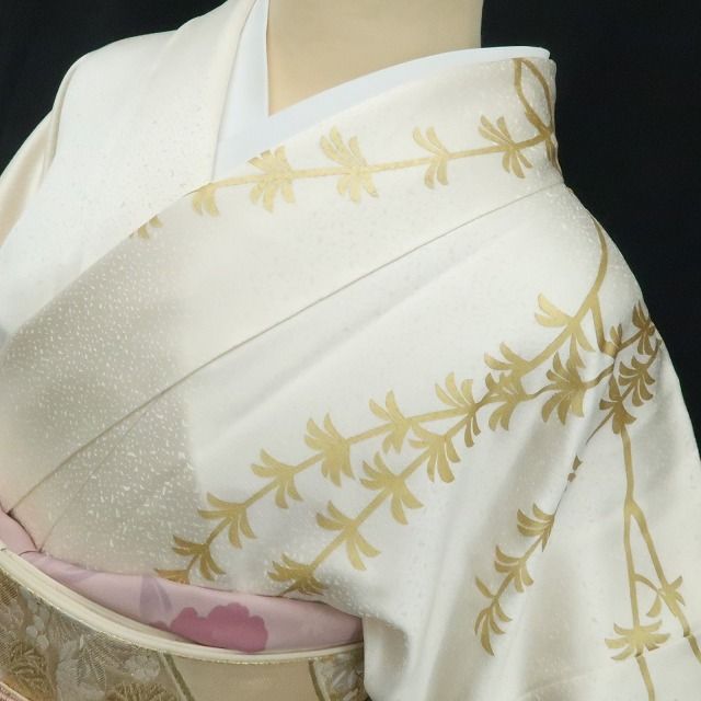 【新品・訪問着】着物 正絹 仕付け糸付 tomihisa”優雅に咲き誇る大輪の花景色”9716