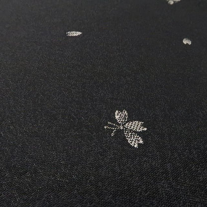 【新品・お召】桜 モノトーン 着物 正絹 仕付け糸付 tomihisa”モノトーンで楽しむ桜の儚さ”9727