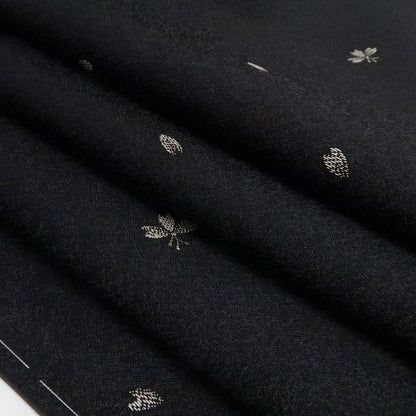 【新品・お召】桜 モノトーン 着物 正絹 仕付け糸付 tomihisa”モノトーンで楽しむ桜の儚さ”9727