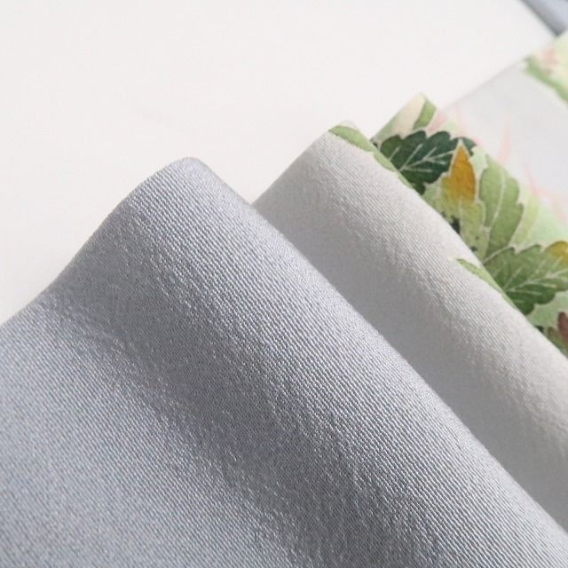 【新品・訪問着】本加賀友禅 押田正一郎 落款 着物 正絹 仕付け糸付 tomihisa”清らかな自然美を纏って”9732
