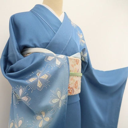 【新品・訪問着】金彩友禅 和田光正 落款 着物 正絹 仕付け糸付 トールサイズtomihisa“恵みの光彩…やがて訪れる至福のひと時”9739