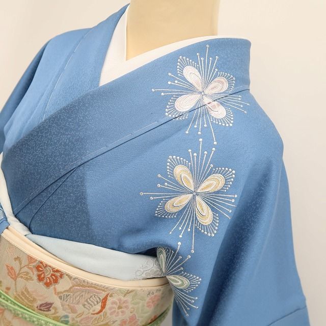 【新品・訪問着】金彩友禅 和田光正 落款 着物 正絹 仕付け糸付 トールサイズtomihisa“恵みの光彩…やがて訪れる至福のひと時”9739