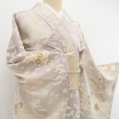 【新品・訪問着】吉澤友禅 お仕立て上がり品 着物 正絹 仕付け糸付 トールサイズtomihisa“聖女の伝説…染め美しく我が身を照らす”9742