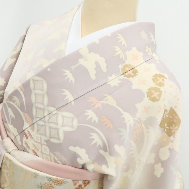 【新品・訪問着】吉澤友禅 お仕立て上がり品 着物 正絹 仕付け糸付 トールサイズtomihisa“聖女の伝説…染め美しく我が身を照らす”9742