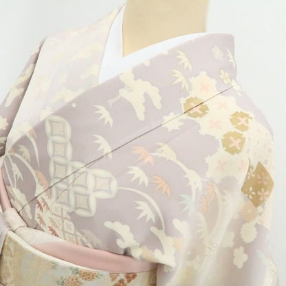 【新品・訪問着】吉澤友禅 お仕立て上がり品 着物 正絹 仕付け糸付 トールサイズtomihisa“聖女の伝説…染め美しく我が身を照らす”9742