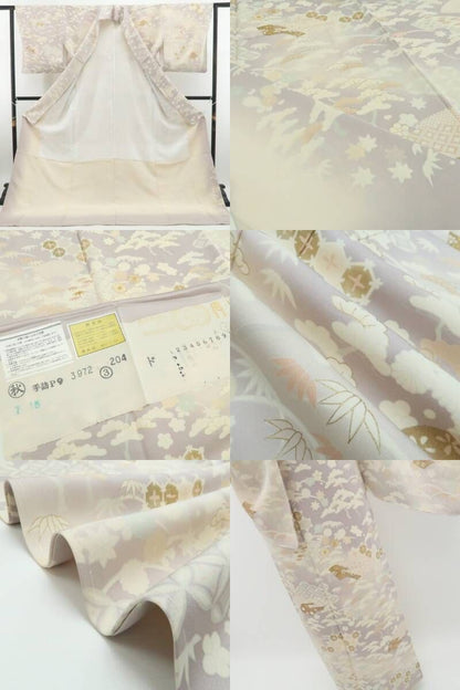 【新品・訪問着】吉澤友禅 お仕立て上がり品 着物 正絹 仕付け糸付 トールサイズtomihisa“聖女の伝説…染め美しく我が身を照らす”9742