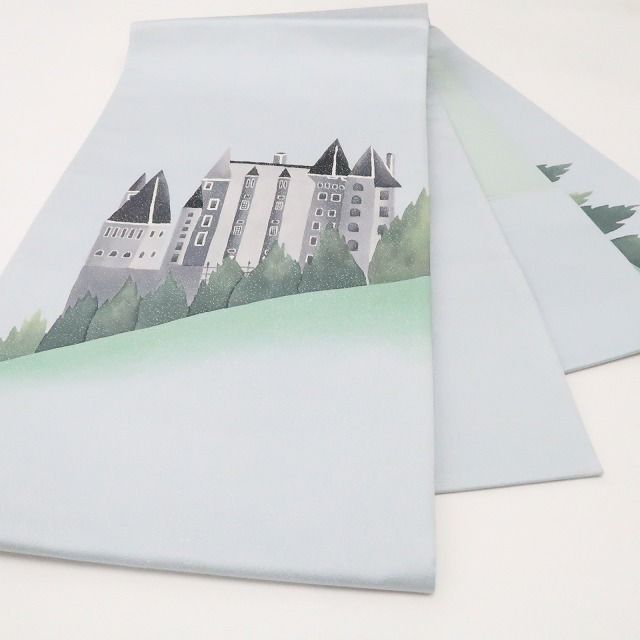 【新品・袋帯】銀通し 着物 正絹 tomihisa”着姿に物語の1ページを添えて”9780
