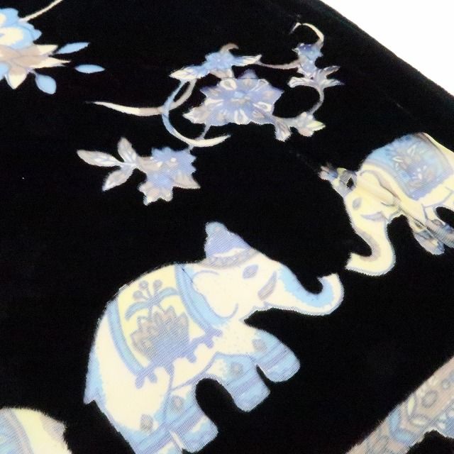 六花-RIKKA- 新品 シルク 岡重 OKAJIMA ベルベット 透かし柄 大判ショール A1
