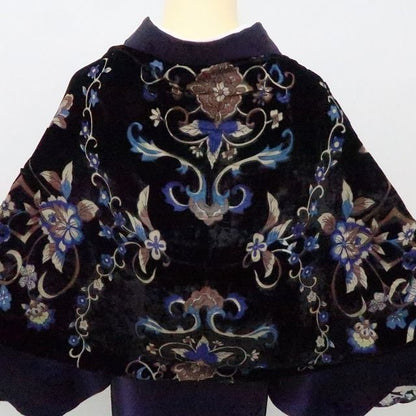 六花-RIKKA- 新品 シルク 岡重 OKAJIMA ベルベット 透かし柄 大判ショール A1