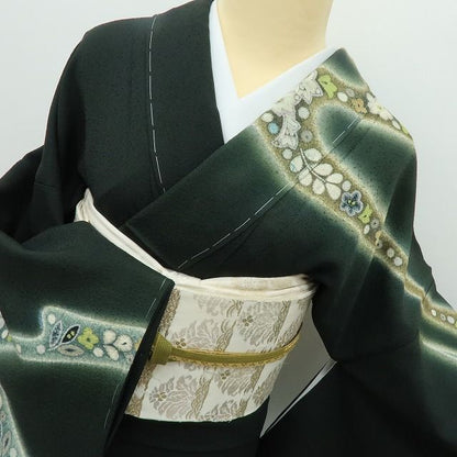 【新古品】六花-RIKKA- 新品 正絹 作家物落款 トールサイズ 仕付け糸付 訪問着 着物 A4224
