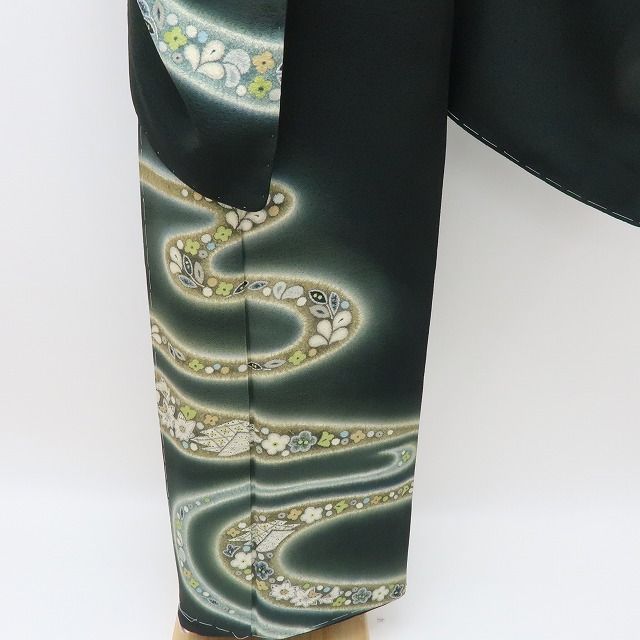 【新古品】六花-RIKKA- 新品 正絹 作家物落款 トールサイズ 仕付け糸付 訪問着 着物 A4224