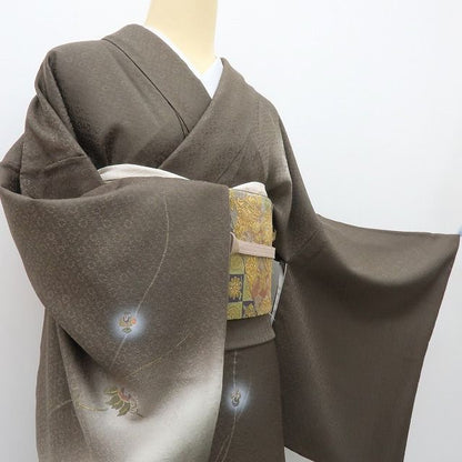 【中古】六花-RIKKA- 正絹 トールサイズ 宝尽くし 訪問着 着物 A4330