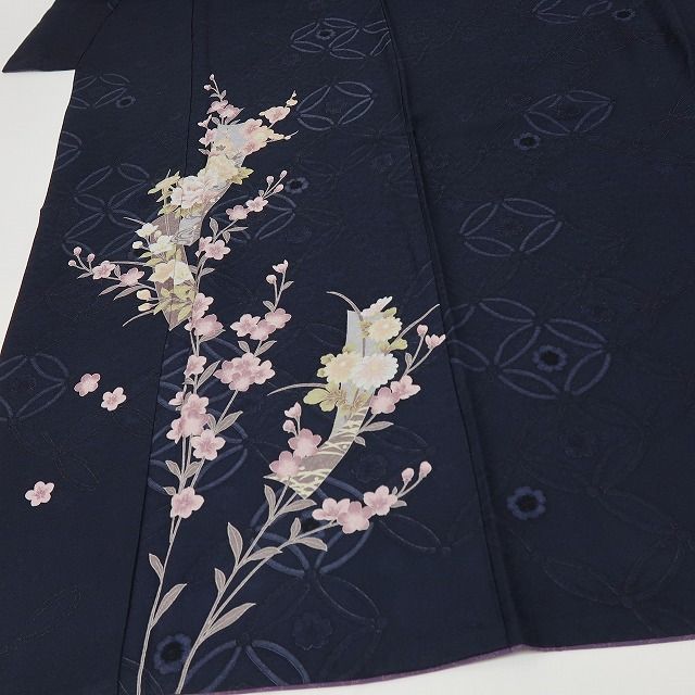 【中古】六花-RIKKA- 美品 正絹 やまと誂製 訪問着 着物 A4468