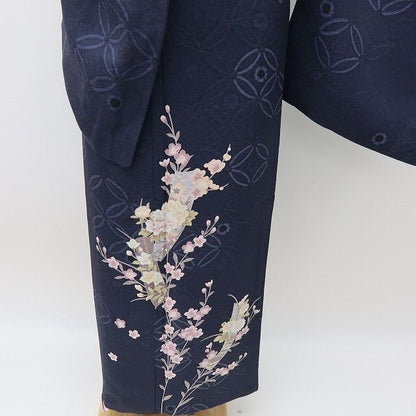 【中古】六花-RIKKA- 美品 正絹 やまと誂製 訪問着 着物 A4468