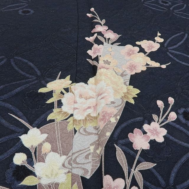 【中古】六花-RIKKA- 美品 正絹 やまと誂製 訪問着 着物 A4468